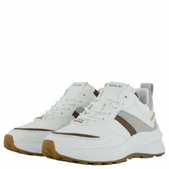 Replay Athena Run White Brown Vit Online