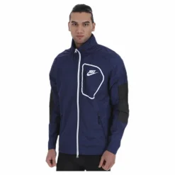 Nike AV15 Woven Jacket  Blue/Black Blå Online