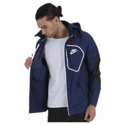 Nike AV15 Woven Jacket  Blue/Black Blå Online