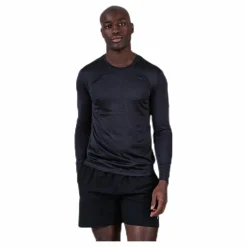 Björn Borg Axton LS Perf Tee Black Svart New