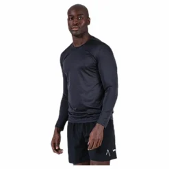 Björn Borg Axton LS Perf Tee Black Svart New