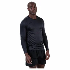 Björn Borg Axton LS Perf Tee Black Svart New
