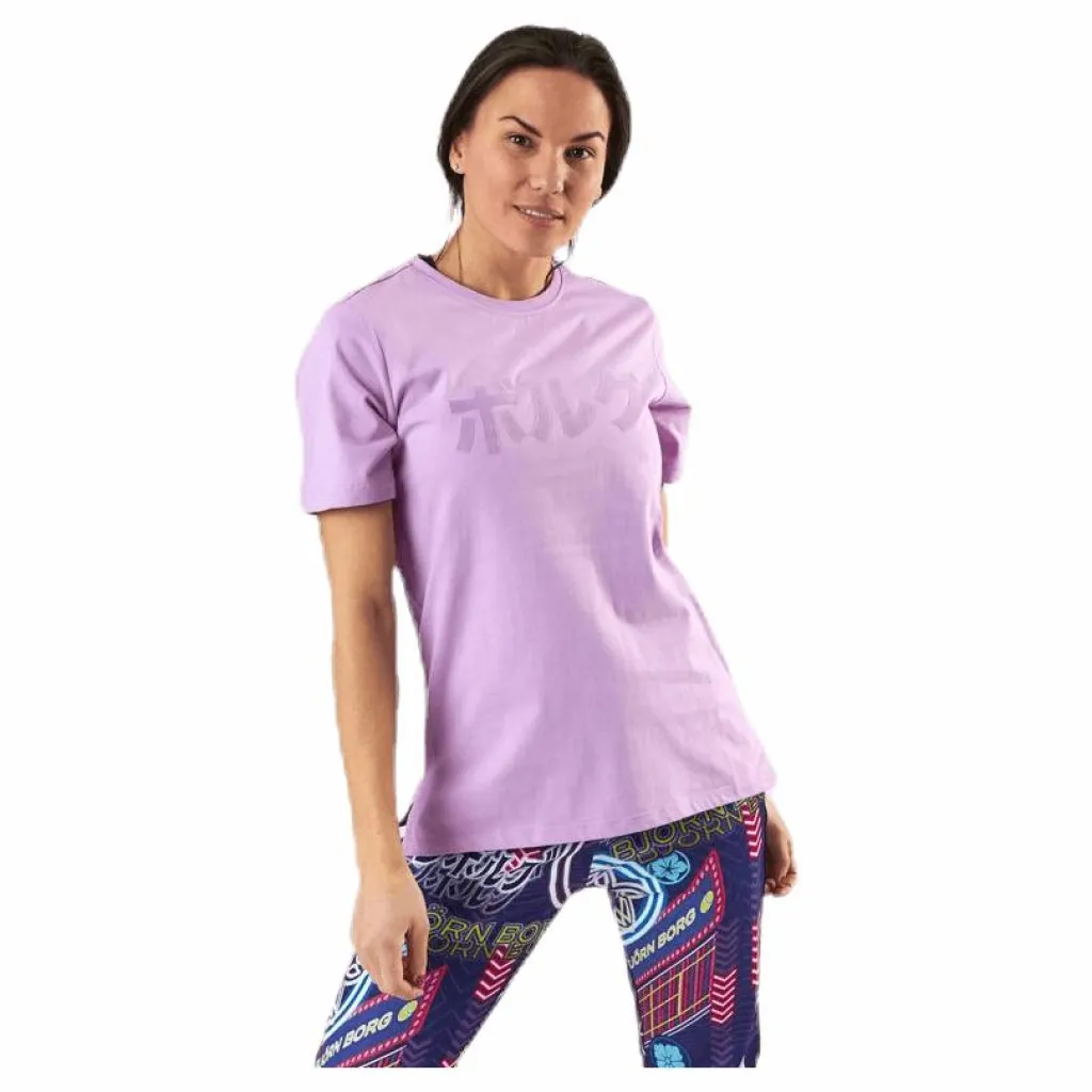 Björn Borg B Sport Tee Pink Rosa Hot