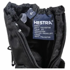Baby Zip Long - Mitten 0-5 Years Black*Hestra Hot