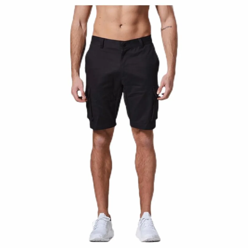 FRONTIER Ballastic Cargo Shorts Black Svart