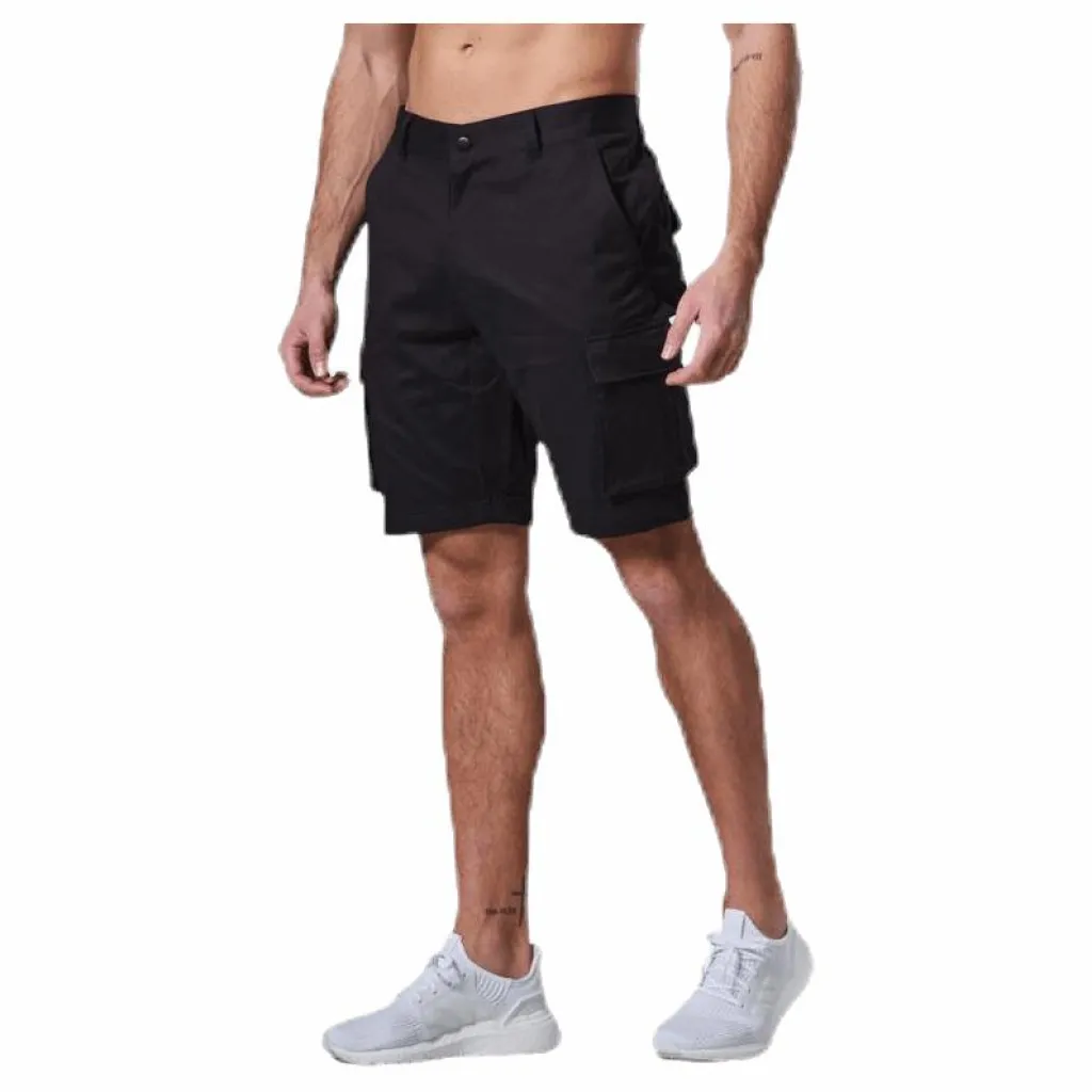 FRONTIER Ballastic Cargo Shorts Black Svart