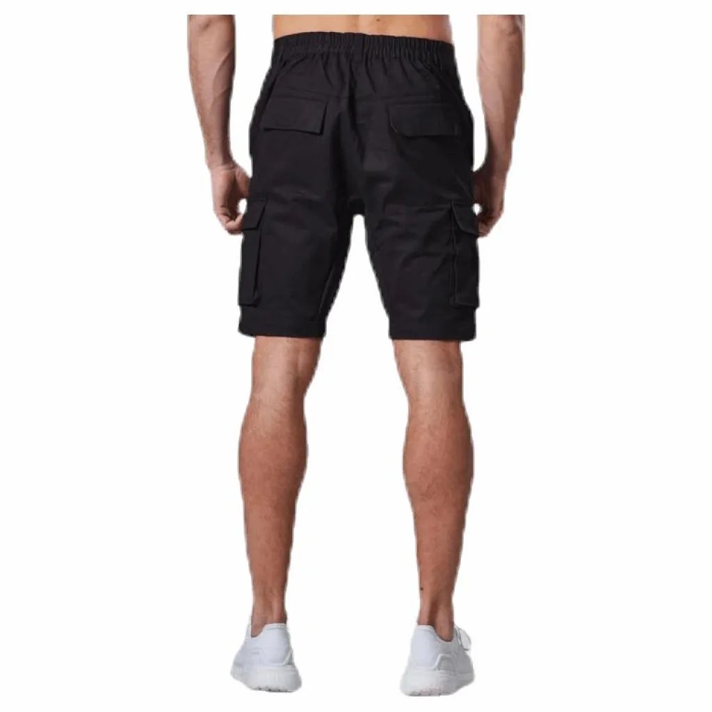 FRONTIER Ballastic Cargo Shorts Black Svart