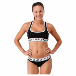 Bamboo Bralette White/Black*Frank Dandy Best