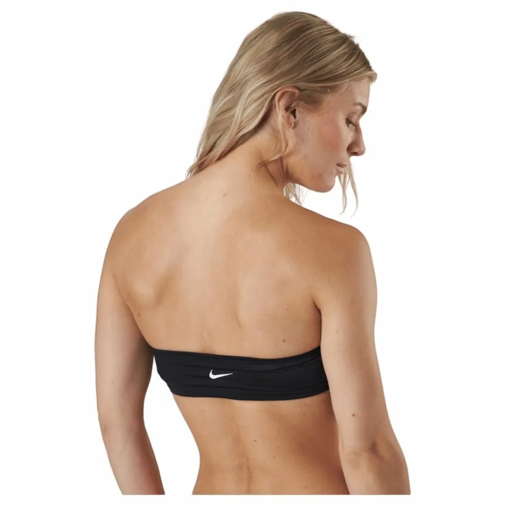 Nike Swim Bandeau Bikini Top Black Svart Sale