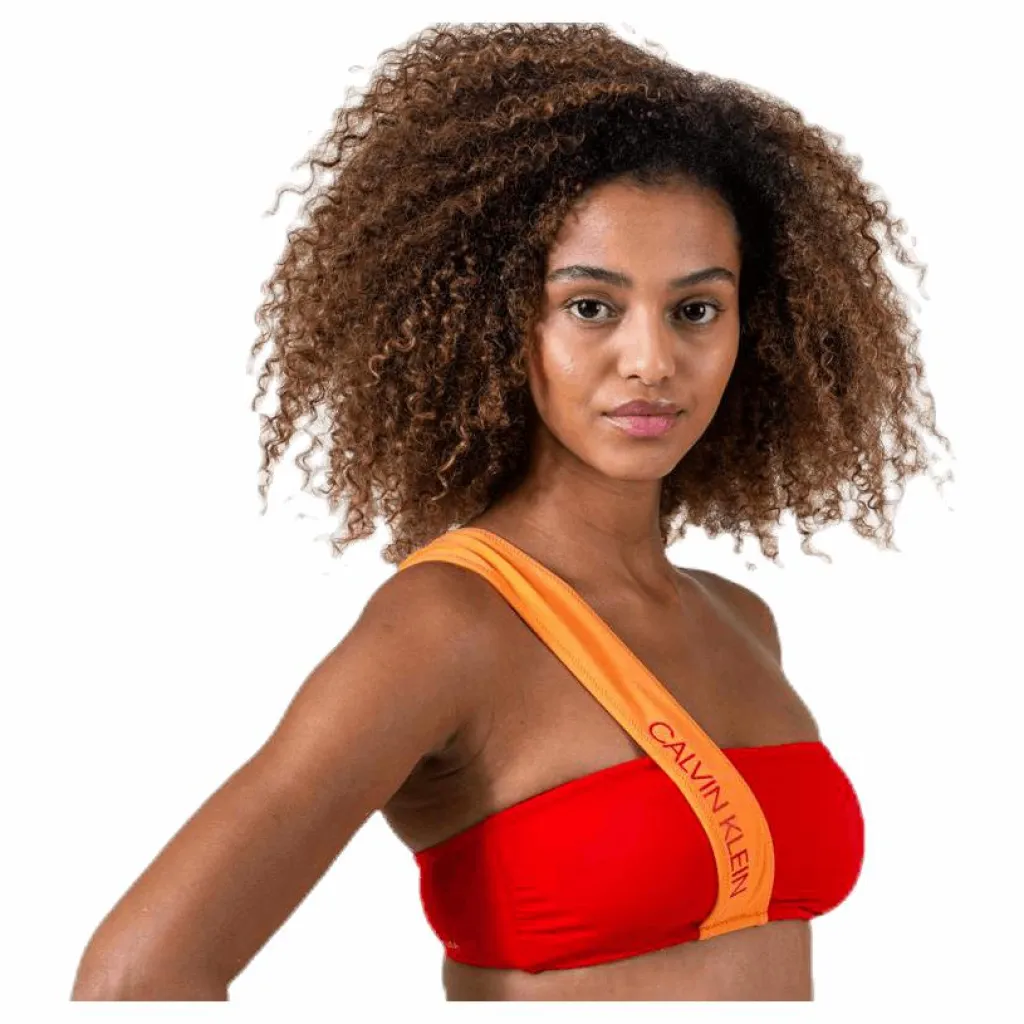 Calvin Klein Bandeau-Rp Red Röd Sale