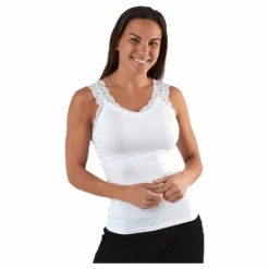 Barbera Lace Top White*Pieces Clearance