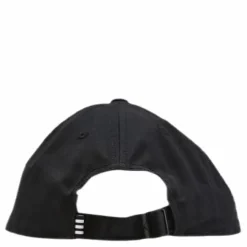 adidas Baseball 3 Stripes Cap Cotton Twill Black / White / White Svart Best