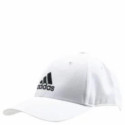 adidas Baseball Cap Cotton Twill White / White / Black Vit Discount