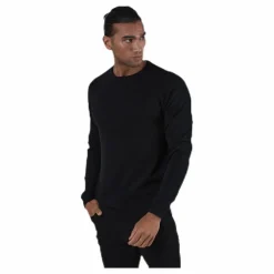 Basic Knit Crew Neck Black*Jack & Jones Online