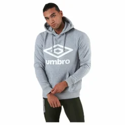 Umbro Basic Logo Hood Grey Grå Best