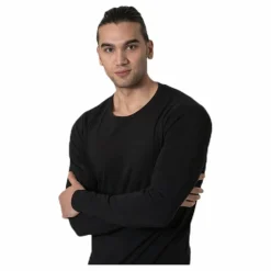 Basic O-Neck Tee L/S Black*Jack & Jones Sale