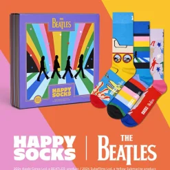 Beatles 3-pack Socks Gift Set Turquoise*Happy Socks Outlet