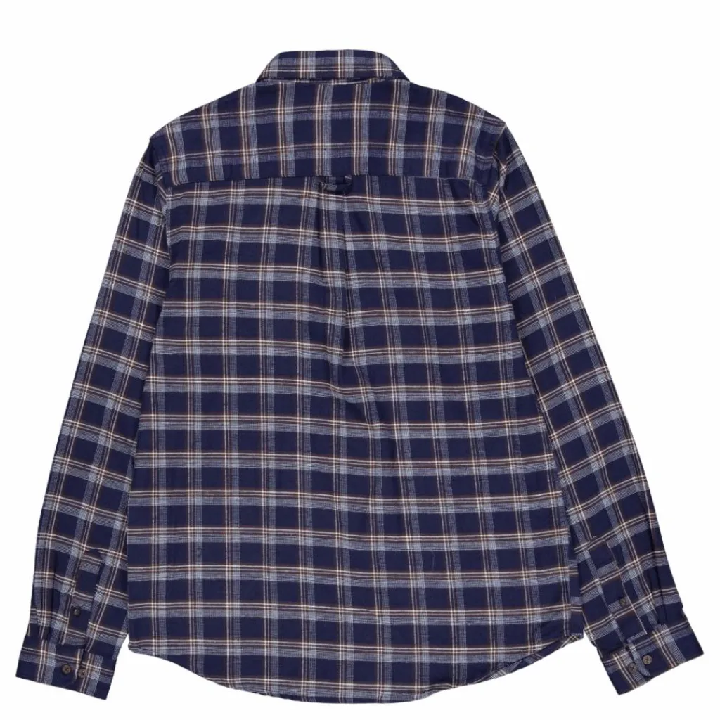 Beaver Creek Shirt Navy Blue Check*Tuxer Hot