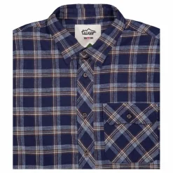Beaver Creek Shirt Navy Blue Check*Tuxer Hot