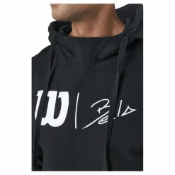 Bela Po Hoody-slimfit Black/white*Wilson Sale