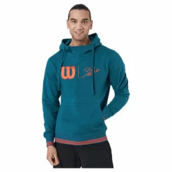 Bela Po Hoody-slimfit Blue Coral/fiesta*Wilson Hot