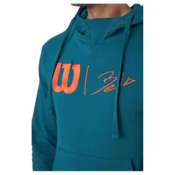 Bela Po Hoody-slimfit Blue Coral/fiesta*Wilson Hot