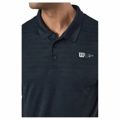 Bela Stripe Polo Ii Black*Wilson New