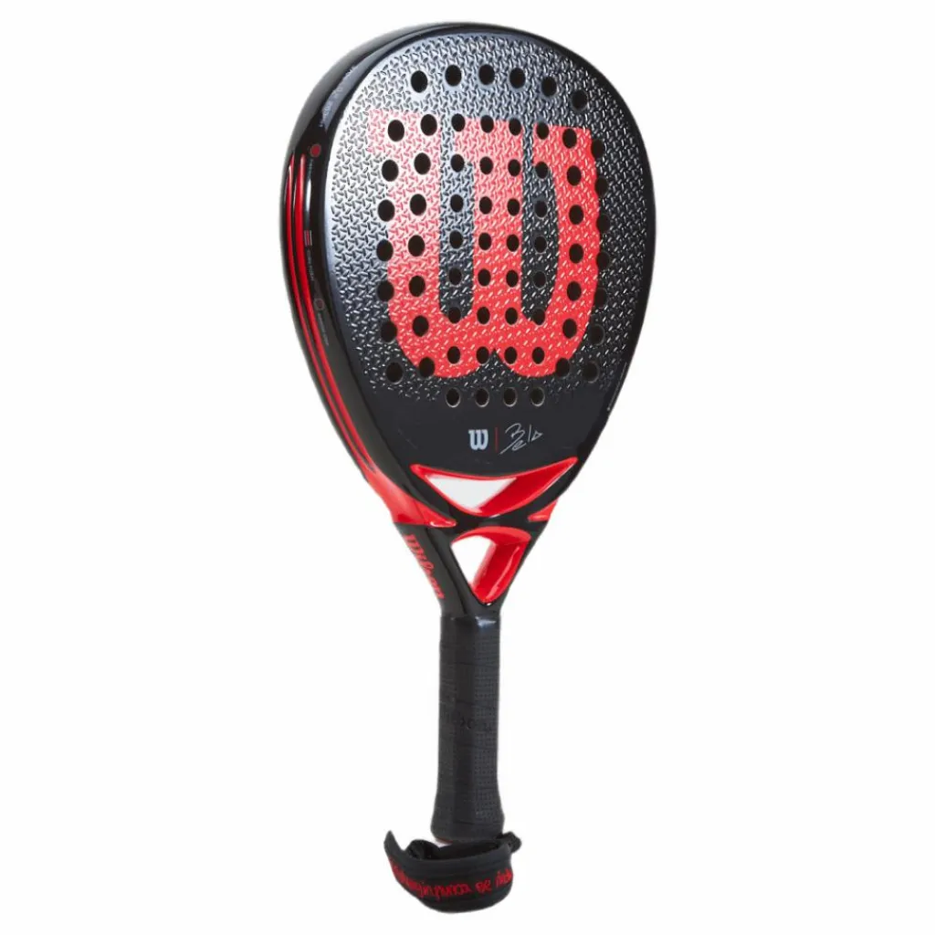 Wilson Bela Team Padel Black/Red Svart och Röd Hot