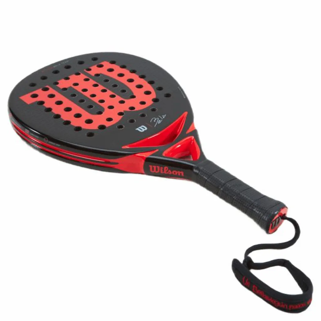 Wilson Bela Team Padel Black/Red Svart och Röd Hot
