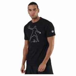 Wilson Bela Tech Tee Black Svart