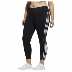 Believe This 2.0 3 Stripe 7/8 Tight Plus Size Black / White*adidas Online