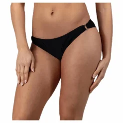 Pieces Belin Bikini Brief Black Svart Discount