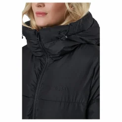Beltet Short Padded Hood Jacke Black*Svea Outlet