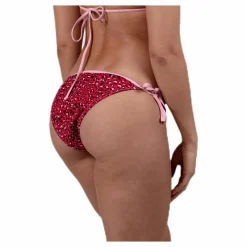 Pieces Benedicte Bikini Brief Red Röd Discount