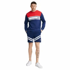 Fila Bettolle Crew Neck Blå Outlet