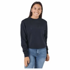 Bevaix Cropped Crew Sweat 80001 - Moonless Night*Fila Best