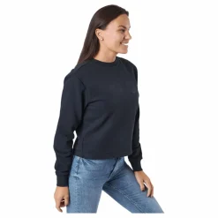 Bevaix Cropped Crew Sweat 80001 - Moonless Night*Fila Best