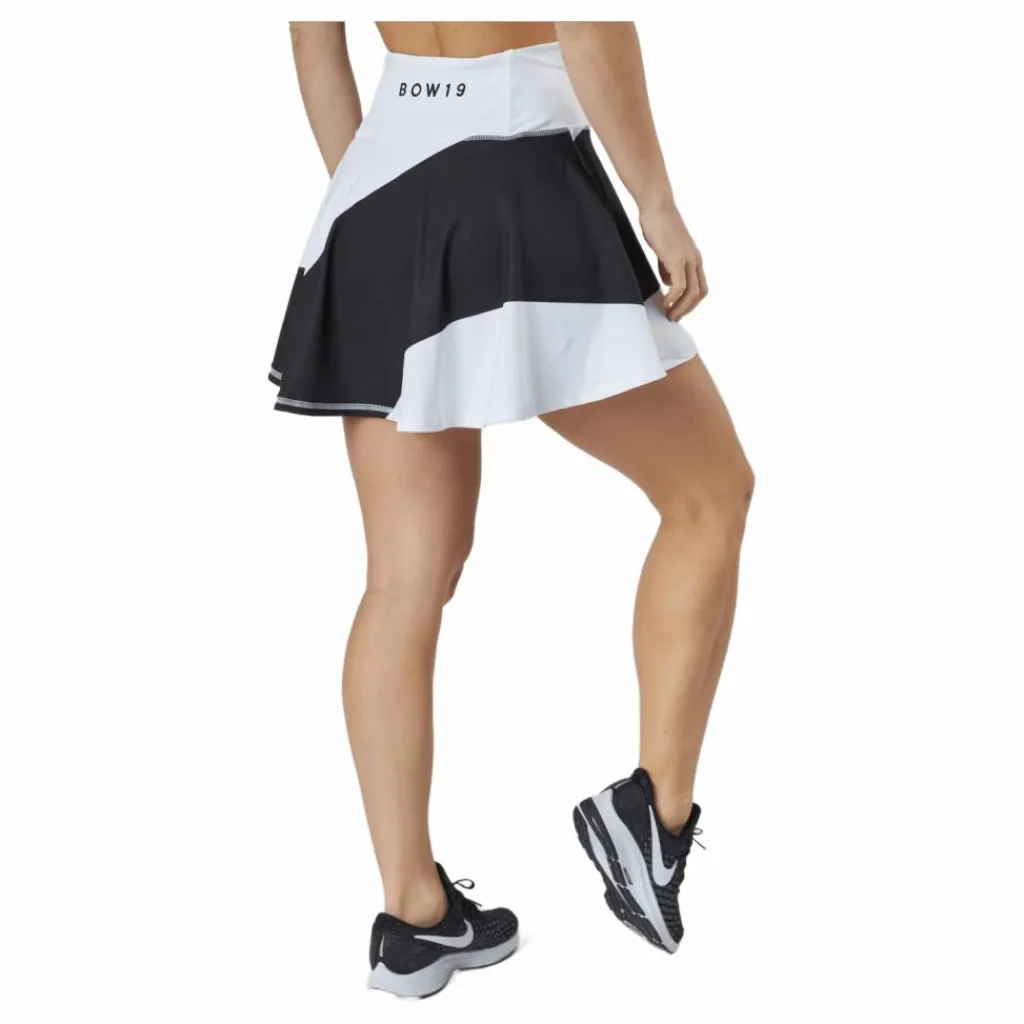 Bianca /print Skirt Big Stripe White/black*BOW19 New