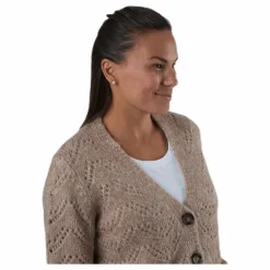 Pieces Bibi Ls  Knit Cardigan Beige Online