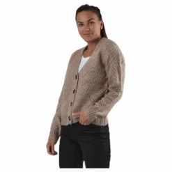 Pieces Bibi Ls  Knit Cardigan Beige Online