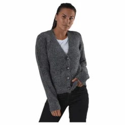 Bibi Ls  Knit Cardigan Grey*Pieces