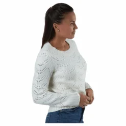 Bibi Ls Knit White*Pieces Discount
