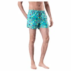 Big Dot Swim Shorts Green*Happy Socks Clearance
