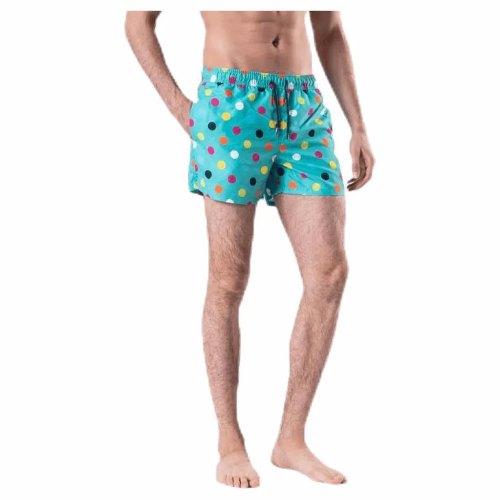 Big Dot Swim Shorts Green*Happy Socks Clearance