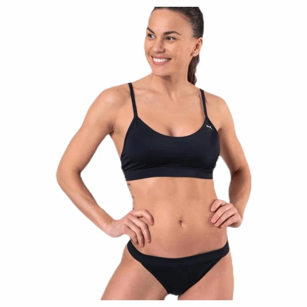 Bikini Brief Black*Puma Hot