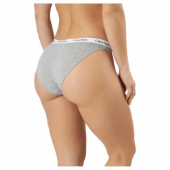 Calvin Klein Bikini 3pk Coral Cor/cyber Green/grey Beige New