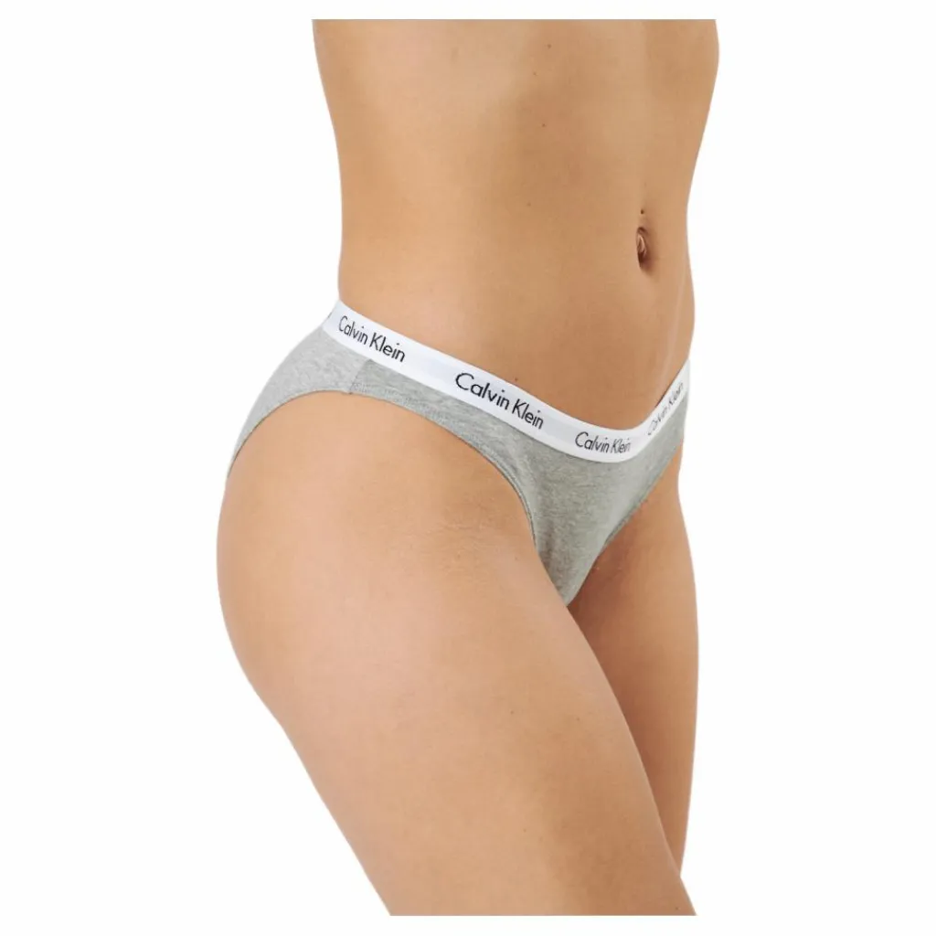Calvin Klein Bikini 3pk Coral Cor/cyber Green/grey Beige New