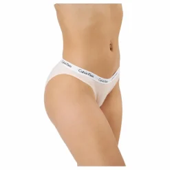 Calvin Klein Bikini 3pk Coral Cor/cyber Green/grey Beige New