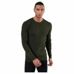 Blacamp Cable Knit Crew Neck Black*Jack & Jones New