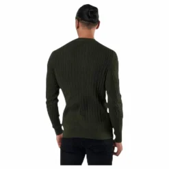 Blacamp Cable Knit Crew Neck Black*Jack & Jones New